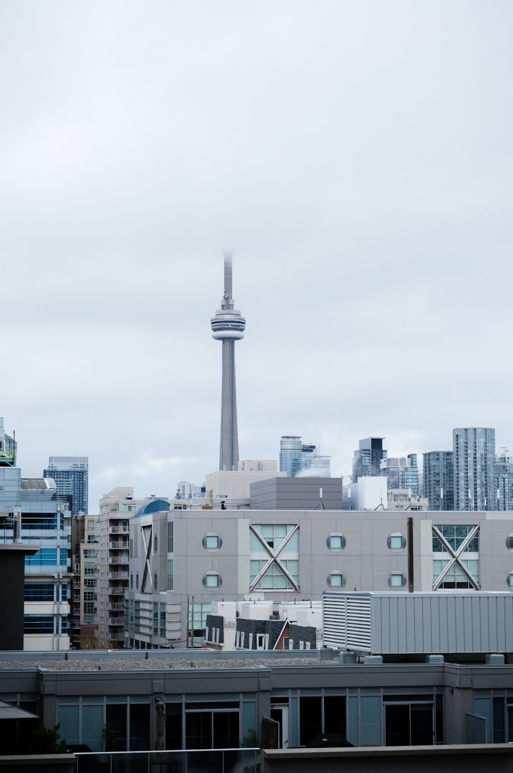 gray buildings