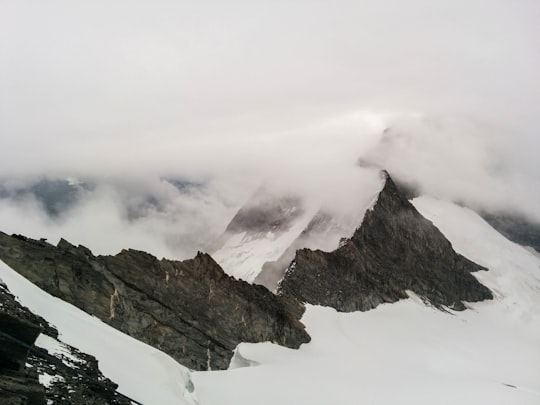 black and white mountains in Hoher Weißzint Italy