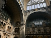 Modern interior shot highlighting the blend of old architecture and new renovations.