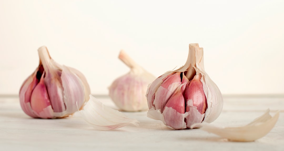 three garlic cloves