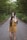woman standing at highway