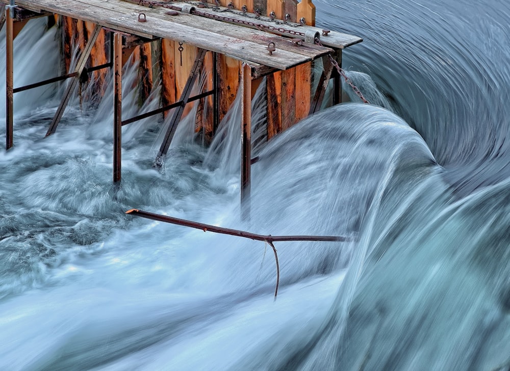 timelapse photo of body of water during daytime