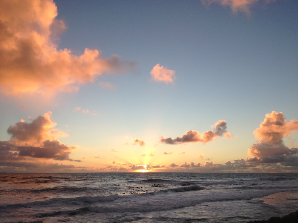 sea at golden hour