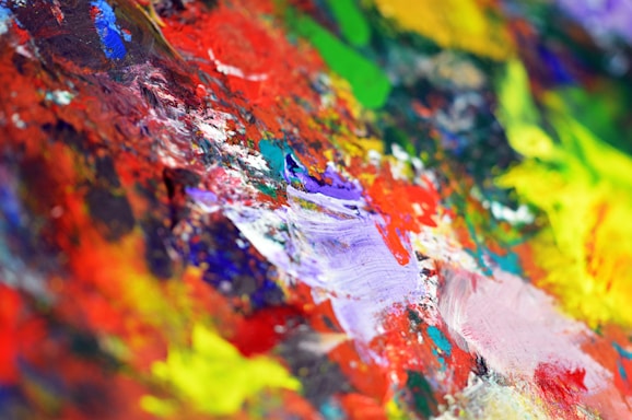 multicolored abstract painting