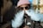 man getting out of smoke on his nose