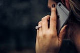 woman talking on the phone