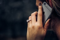 woman talking on the phone