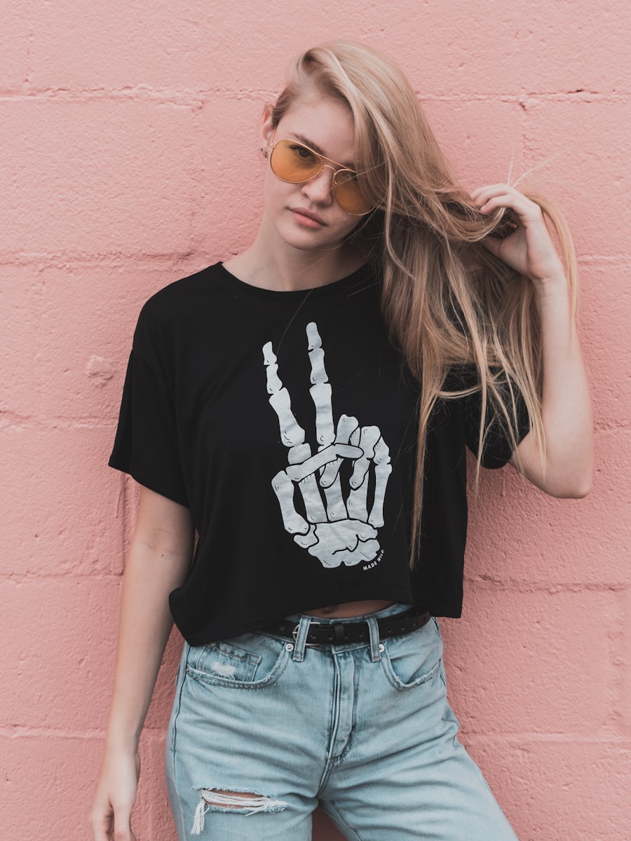 Saia Jeans Evasê
