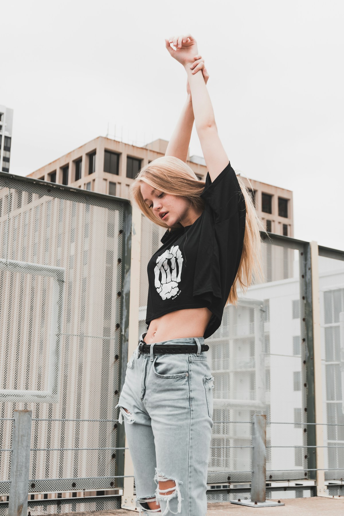 Oversized graphic tee urban identity