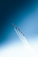 five jet flying in sky