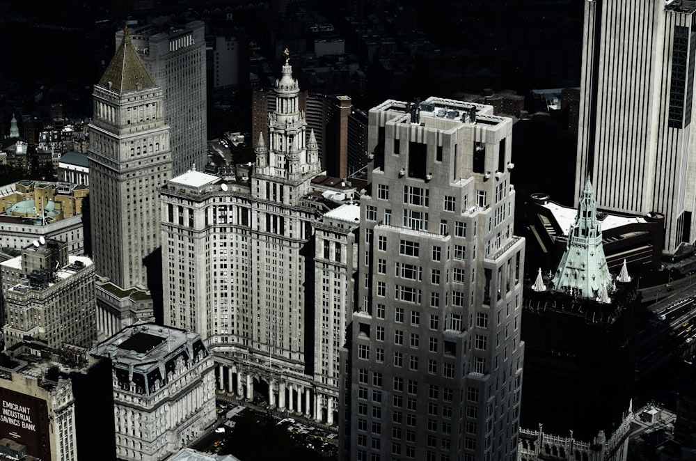 vista aérea fotografia de edifícios da cidade