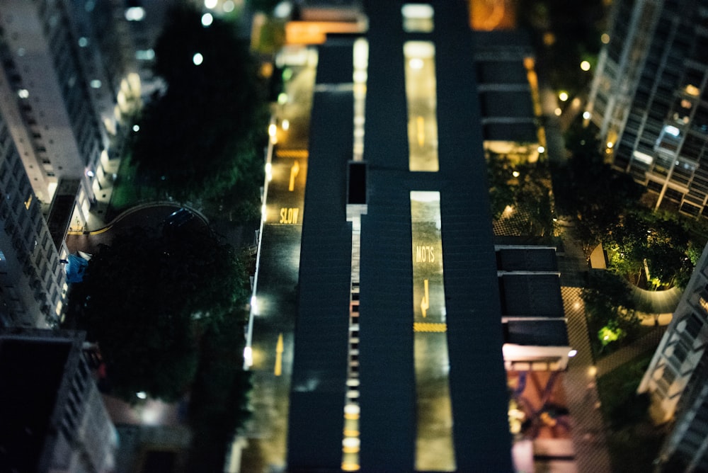 aerial photography of high-rise building