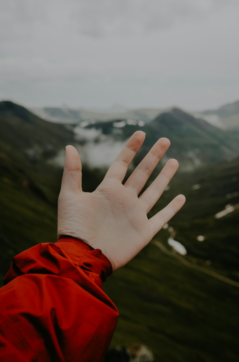 left person's hand