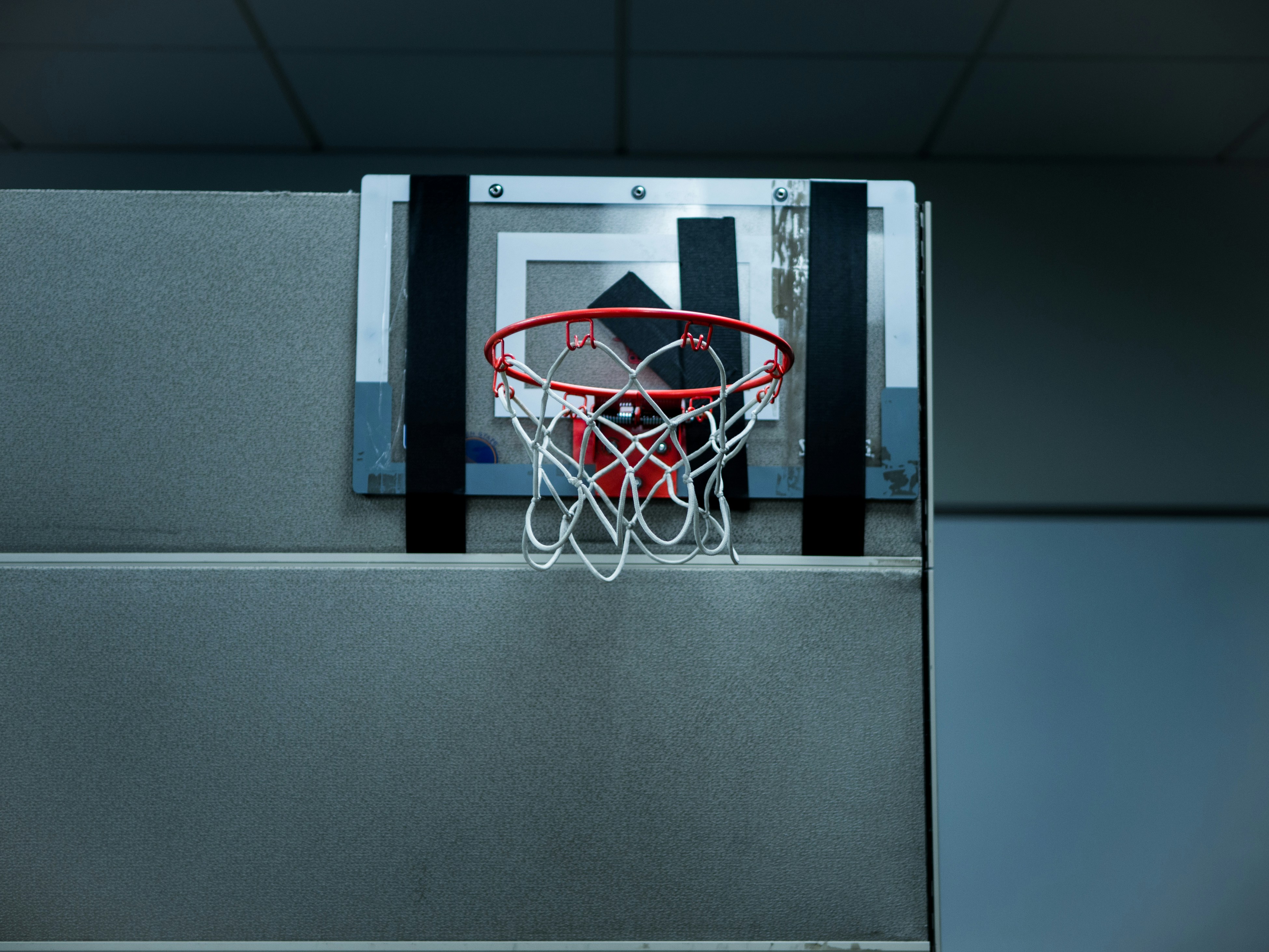 Soozier Wall Mounted Basketball Hoop, Mini Hoop With 45'' X, 58 OFF