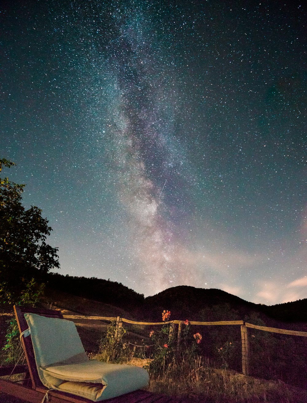 Fotografia time lapse del cielo