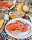 lobster in plate