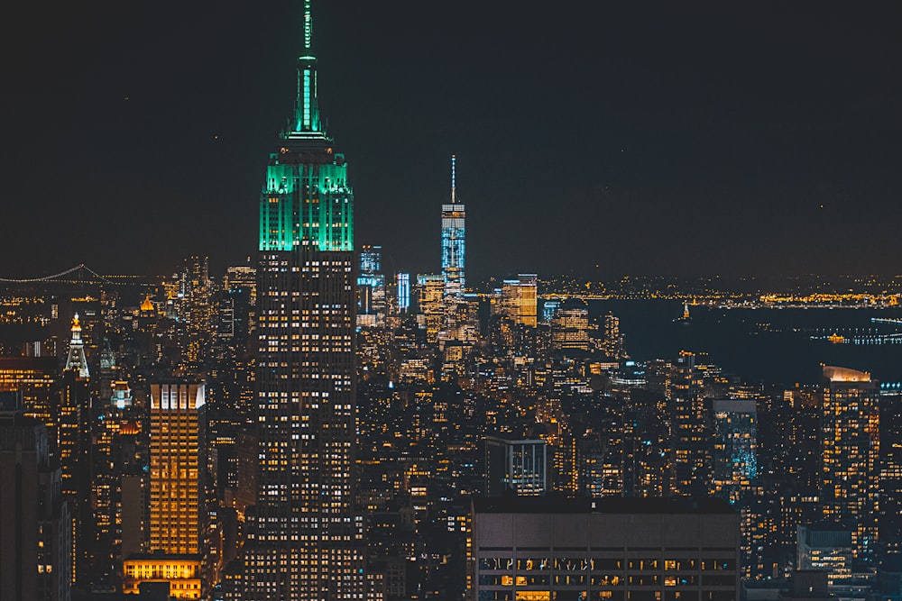 Empire State Building pendant la nuit