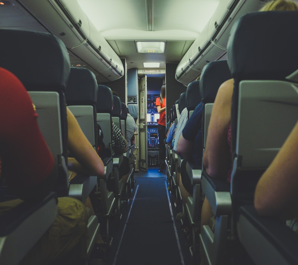 people sitting in airplane