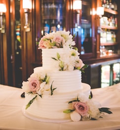 3-layer fondant cake