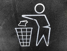 litter signage