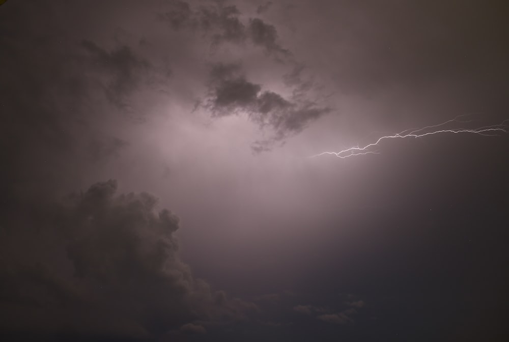 worm's eye view of lightning