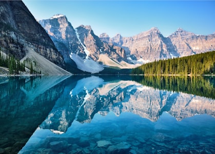 Canadian Rocky Mountains in Alberta representing Alberta business landscape