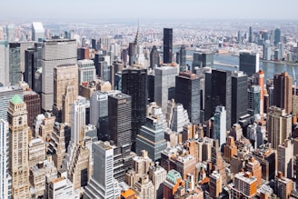 aerial photography of the city at daytime