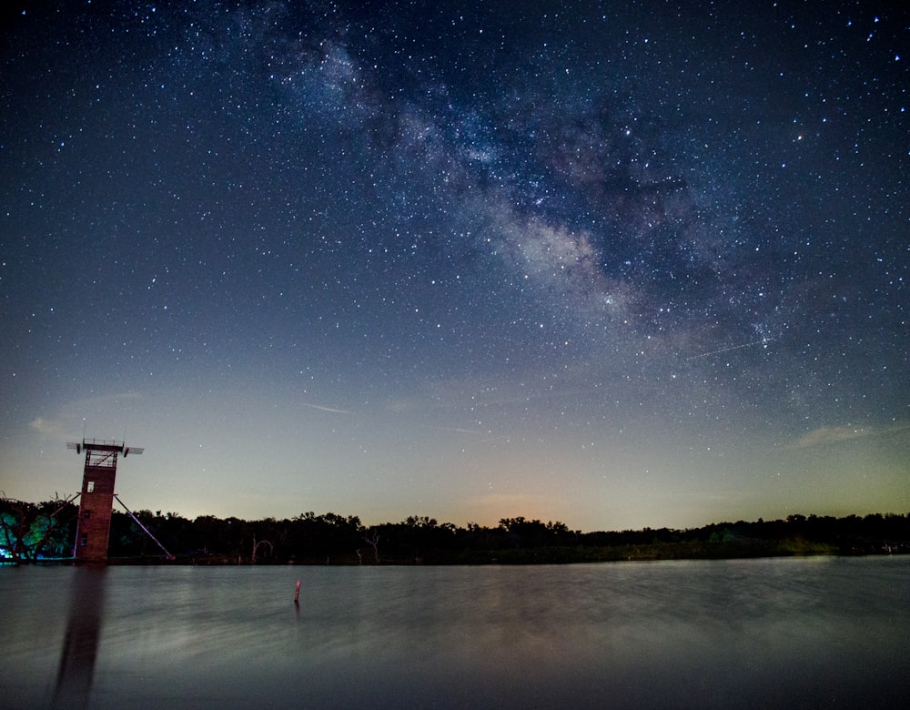 landscape photo of milky way