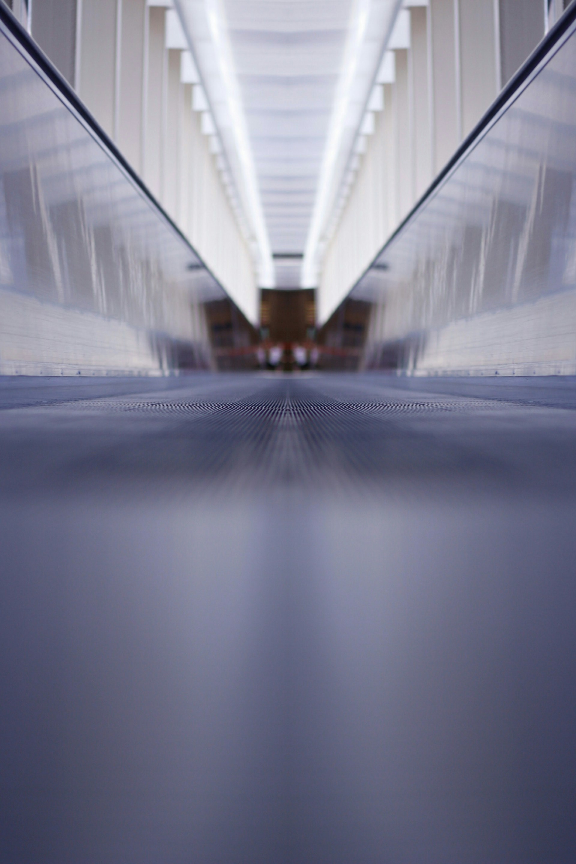 low angle photography of hallway