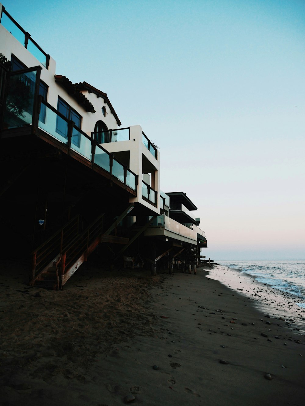 modern house near beach