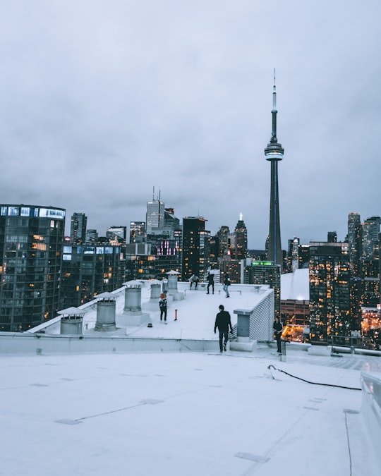 Oriental Pearl Tower in CN Tower Canada