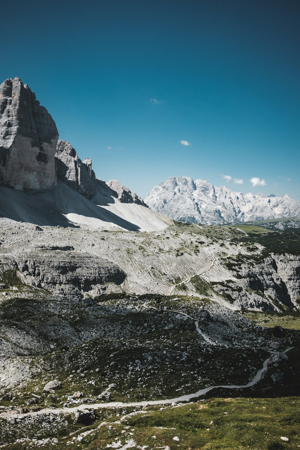 snow covered mountains