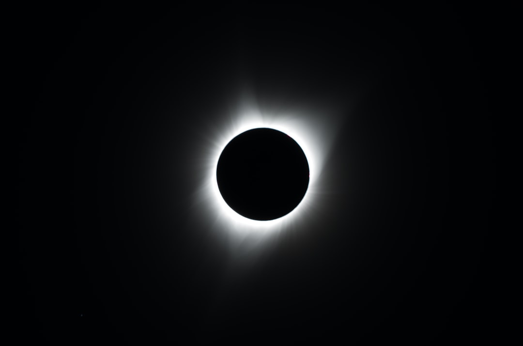 photo of total solar eclipse