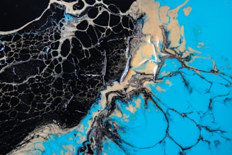 A captivating abstract artwork by h. c. turk.