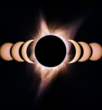 solar eclipse 3D wallpaper