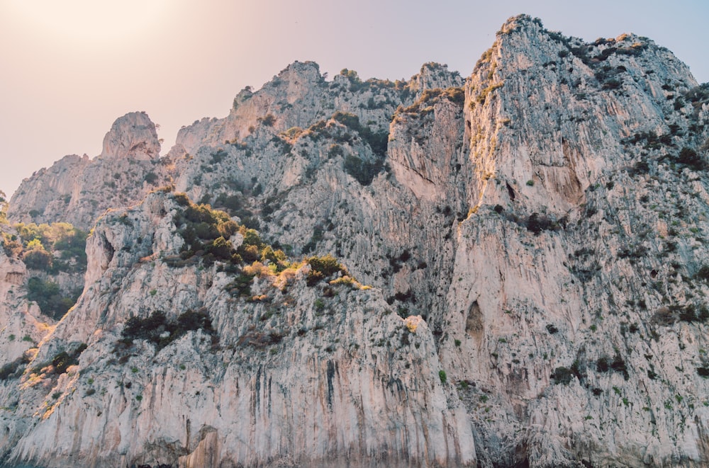 photo of gray mountains