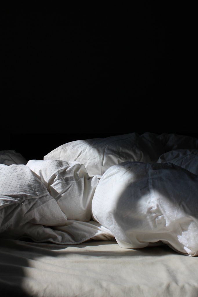 Muted Blue Linen Cushion