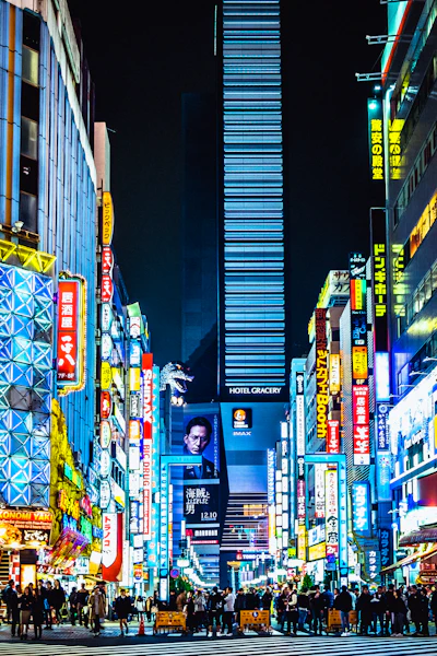 Neon Tokyo Alley wallpaper preview