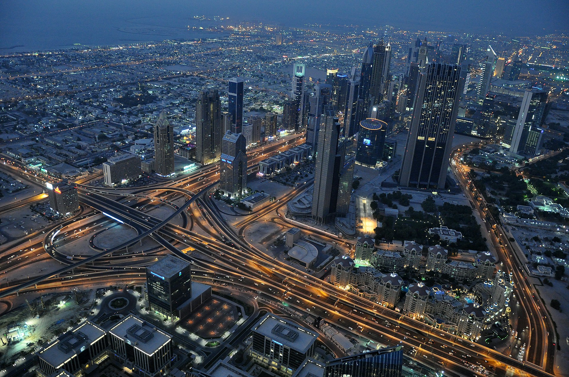 high angle photo of high-rise buildings