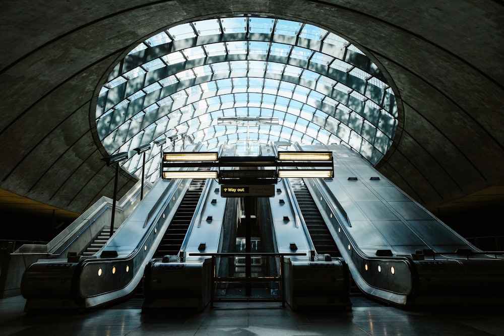 black escalator