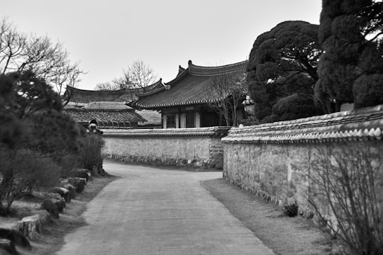 house beside wall in Andong South Korea