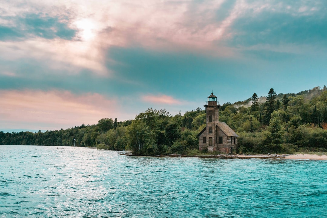 brown brick building in Pictured Rocks National Lakeshore United States