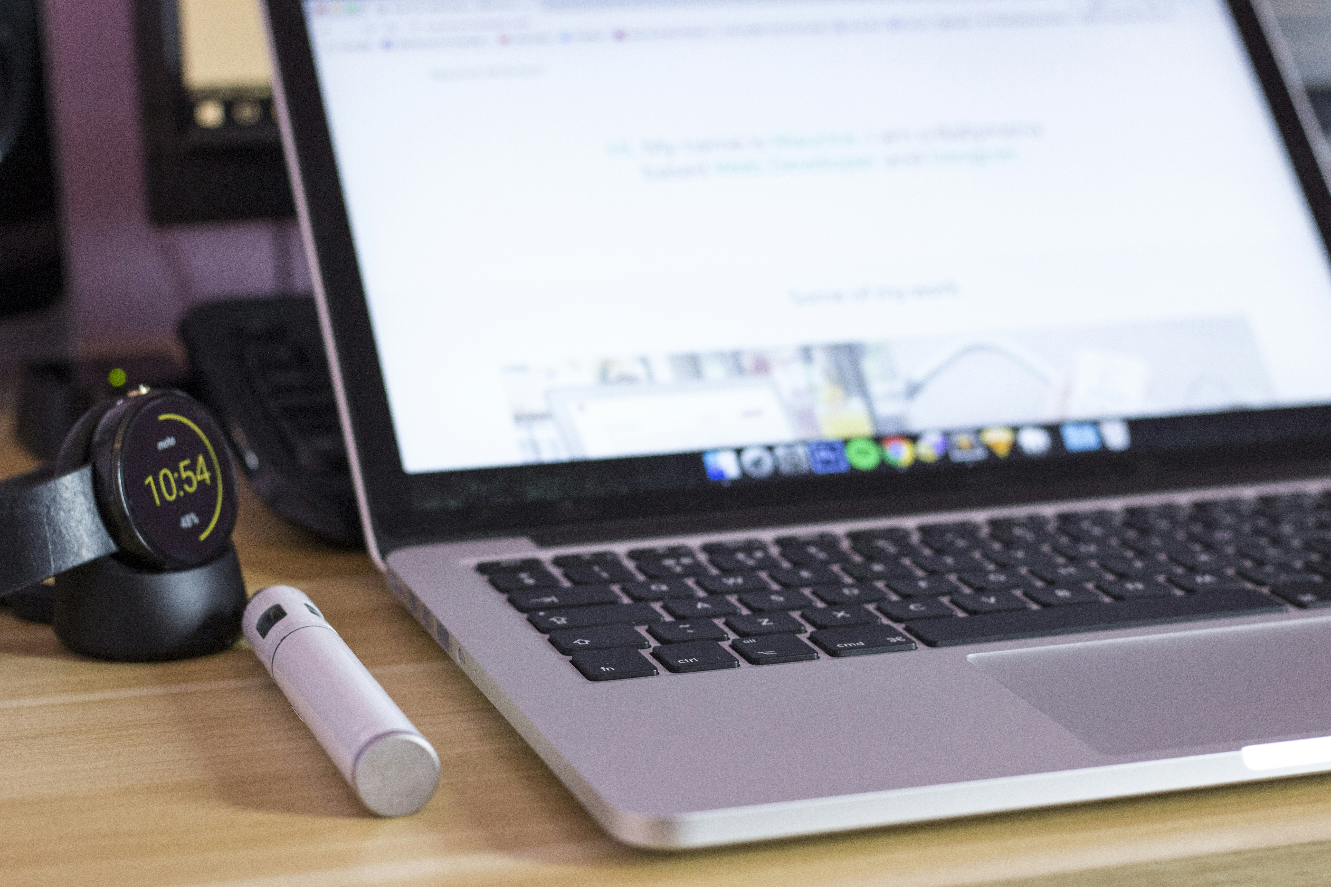 Macbook Pro Workspace