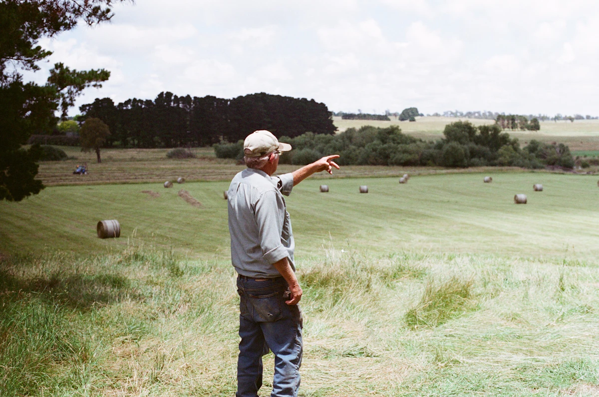 Produtor no campo