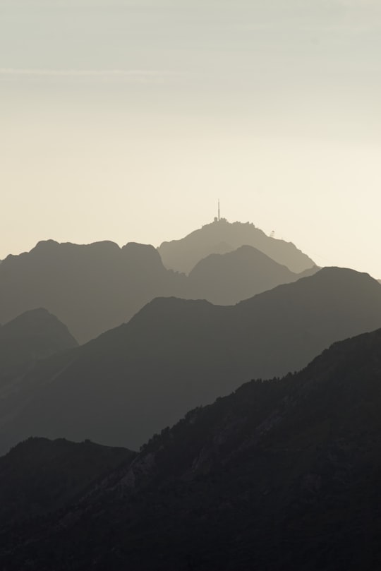 landscape photography of green mountain in Pic du Midi de Bigorre France