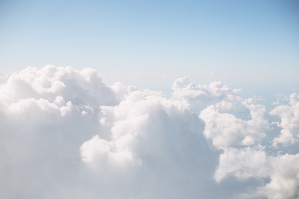 fotografia do céu branco