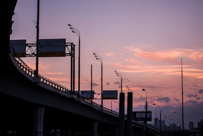 silhouette of skyway aesthetic zoom background