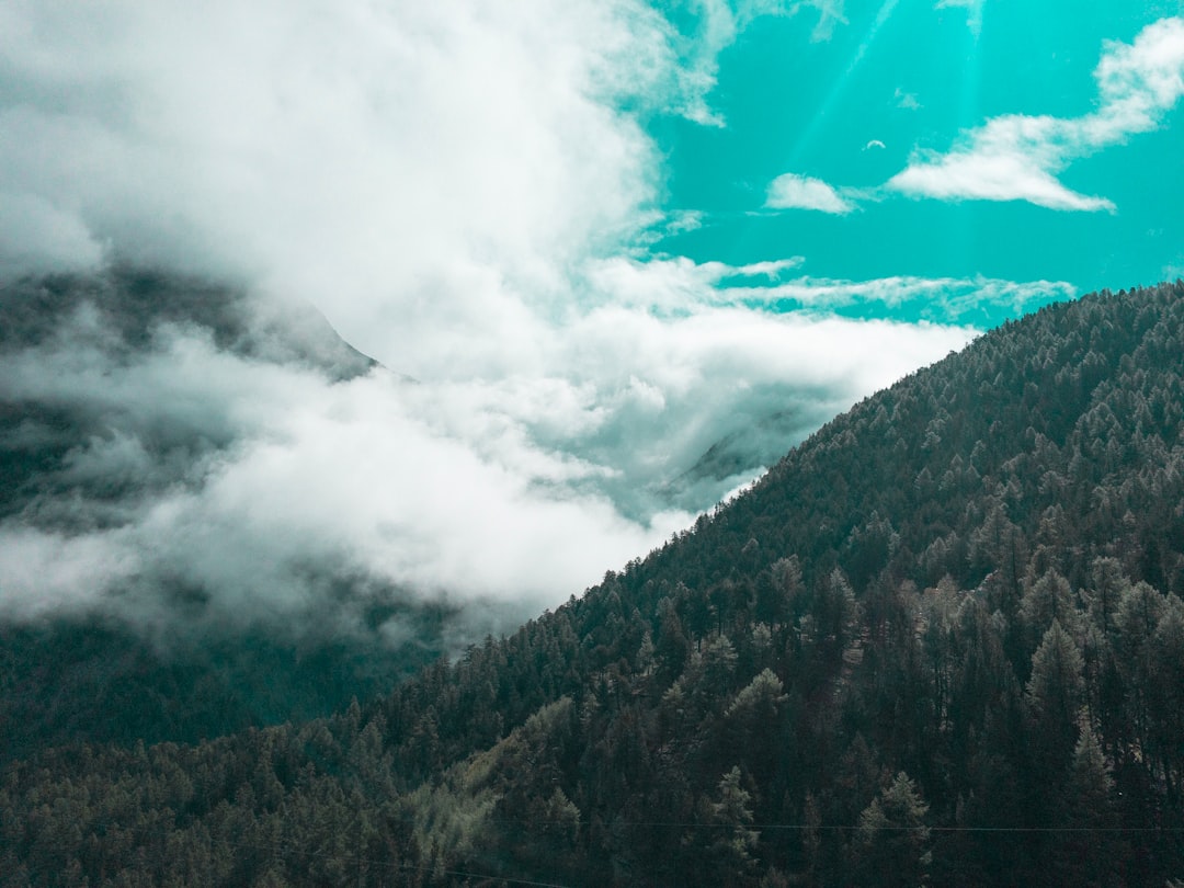 green mountain under white sky during daytime