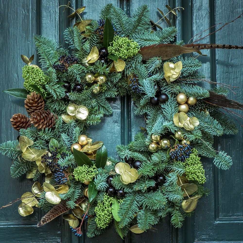 green wreath