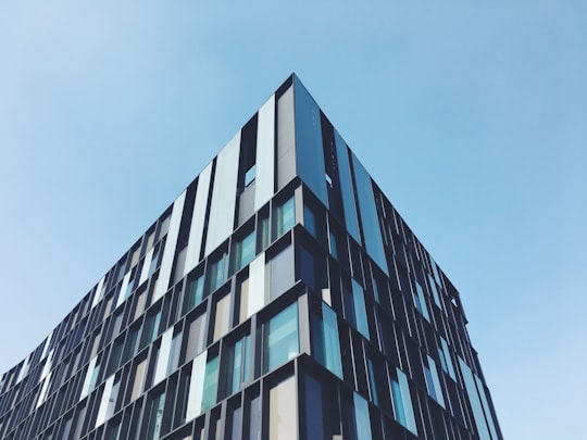 high-rise glass window building in Via Bologna Italy